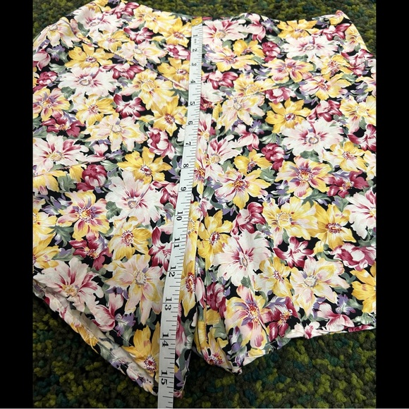 Vintage 1990s Flowy Floral Skort Size XS - Picture 9 of 12
